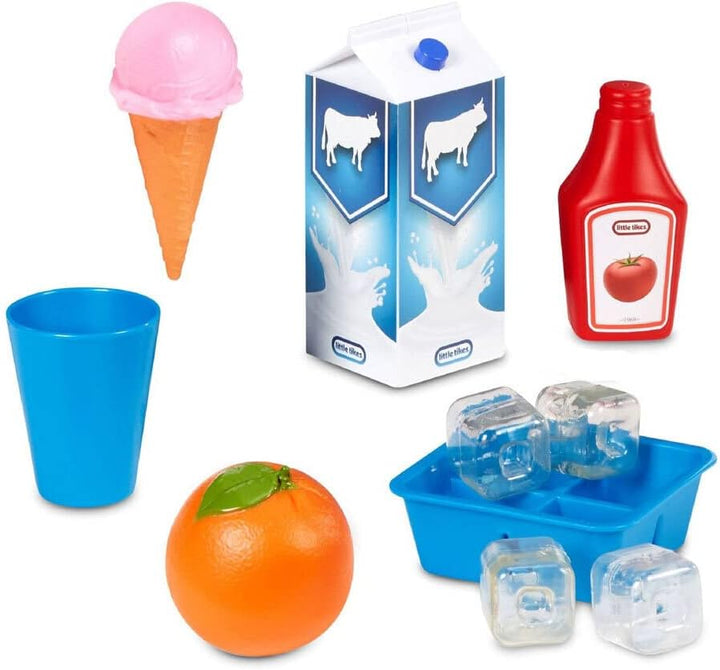 Little Tikes - First Fridge - Interaktiver und realistischer Kühlschrank für Kinder - Mit Licht und
