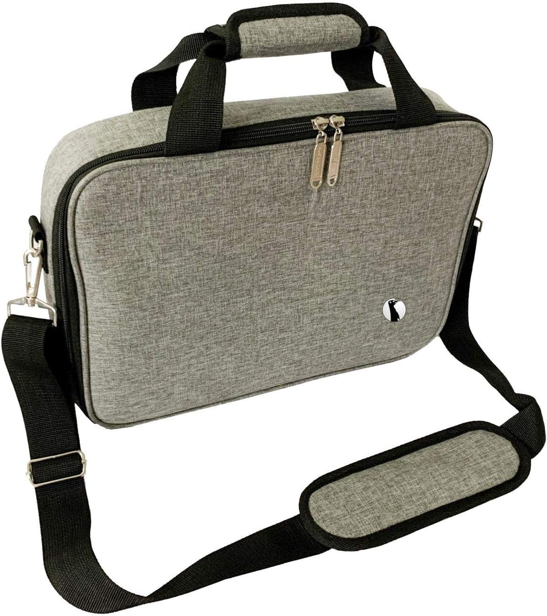 Red Suricata isolierte schlanke Mini Kühltasche - kleine Kühlbox für 10 Getränkedosen - inklusive 2