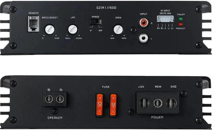 Ground Zero GZIA 1.1500D - 1-Kanal Endstufe mit 2600 Watt (RMS: 1300 Watt)