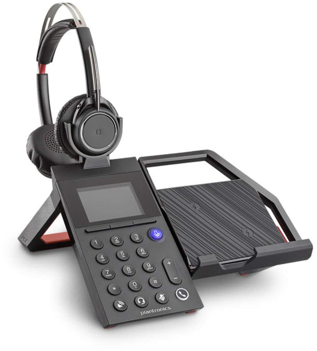 Poly Tischtelefonlösung 'Elara 60 WS ' für Voyager Focus inklusive Headset und Microsoft Teams Taste