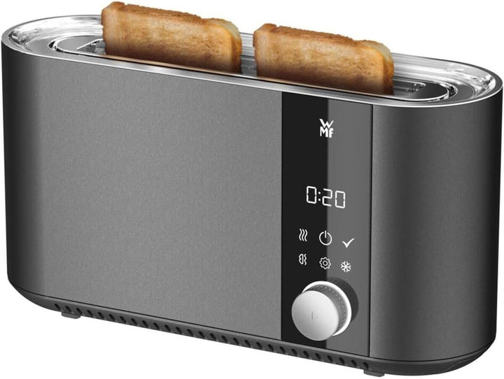 WMF Master Toaster Langschlitz motorisiert, Toaster 2 Scheiben, XXL-Toast, automatische Brotzentrier