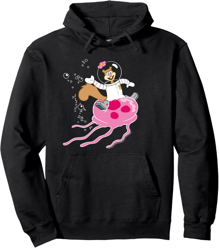SpongeBob SquarePants Sandy Rides the Jellyfish Pullover Hoodie