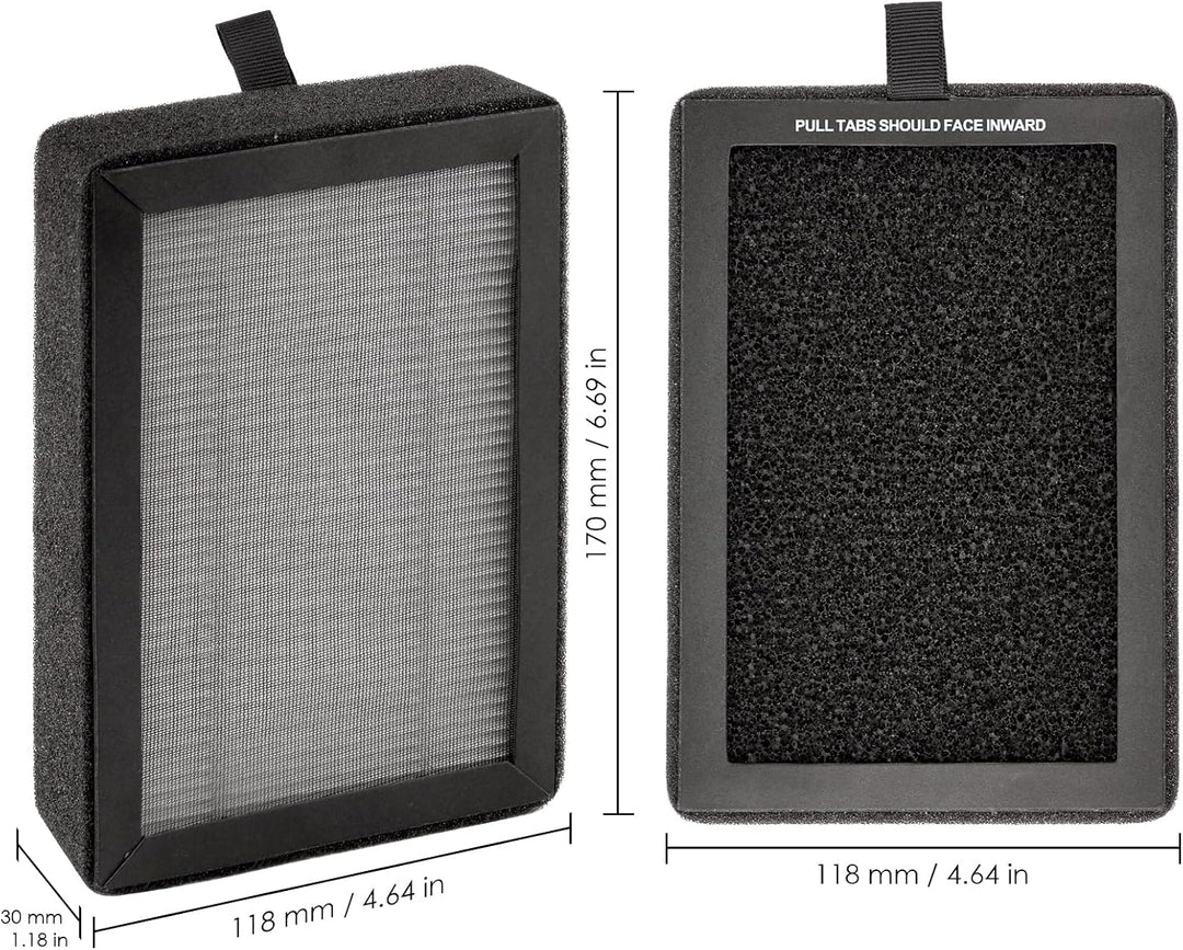 4 Stück LV-H128 Ersatzfilter für LEVOIT LV-H128/ ROVACS (RV60)/ PUURVSAS (HM669A) Luftreiniger, LV-H