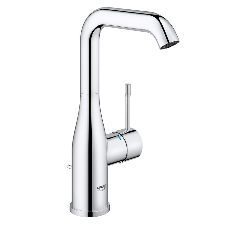 GROHE Essence - Einhand- Waschtischarmatur (wassersparend, L-Size, Einlochmontage), chrom, 32628001