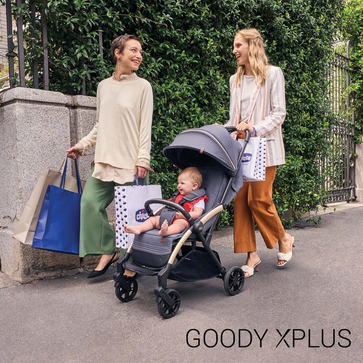Chicco Kinderwagen Goody XPlus,von 0 Monaten bis 4 Jahren (22 kg),Einhandverschluss, lässt sich mit