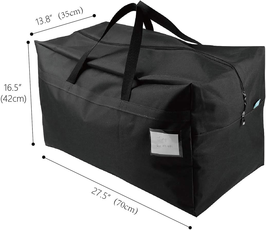 Pack von 2, grosse Grösse Aufbewahrungstasche für Kleidung, Kleidungsstück, Bettwäsche, Festspiele V