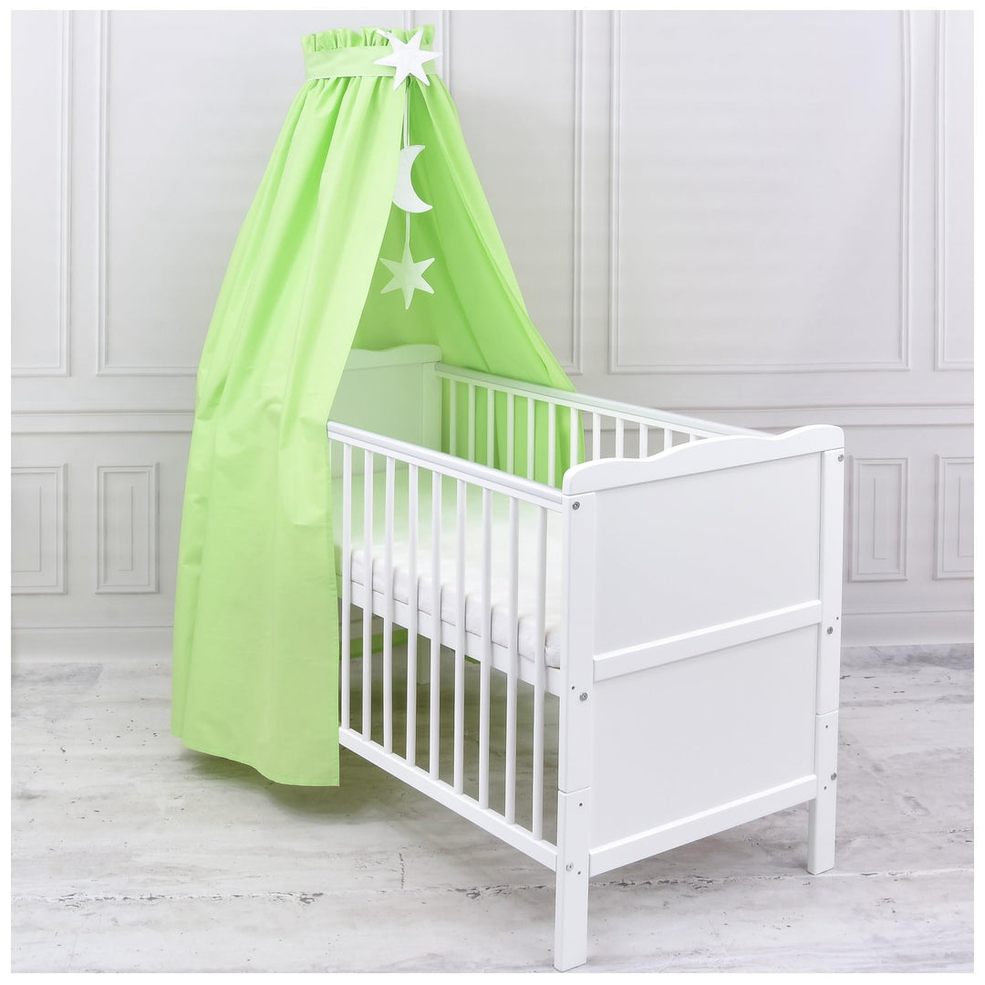 Generisch Baby Delux Babybett Himmel Betthimmel Baumwolle Baldachin für Babybett Kinderbett Wiege St