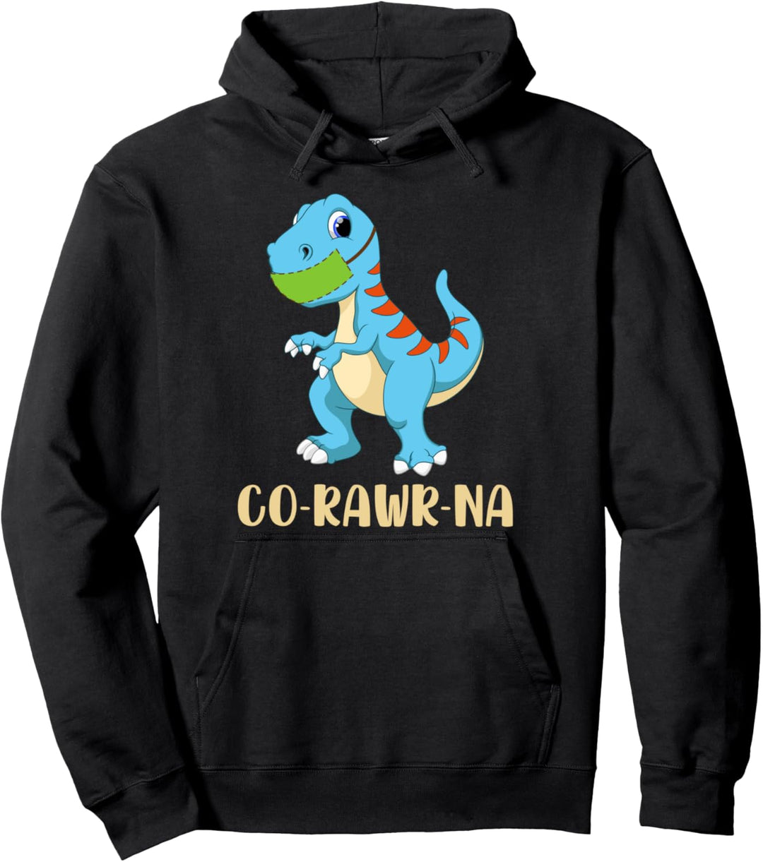 Co-Rawr-Na T-Rex Dino mit Maske - Lustiges Dinosaurier Pullover Hoodie