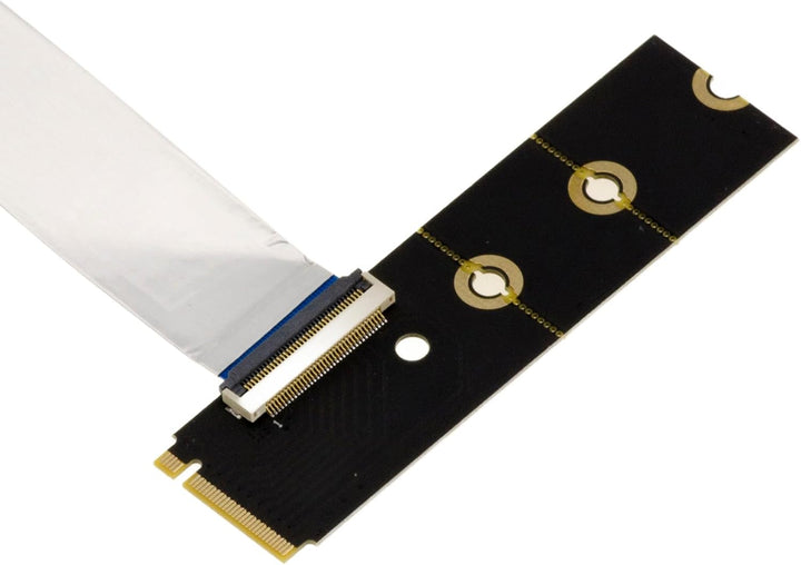 KALEA-INFORMATIQUE Adapter zur Montage eines NVMe U.2 SSD SFF-8639 auf M2 M Key Port mit 20cm geschi