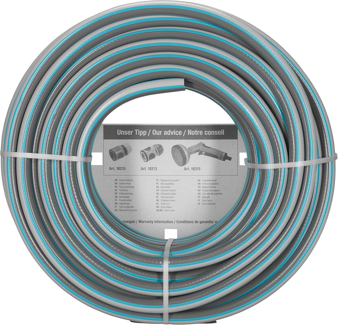 Gardena Classic Schlauch 13 mm (1/2 Zoll), 30 m & Schlauchverbinder 13 mm (1/2 Zoll) und 15 mm (5/8