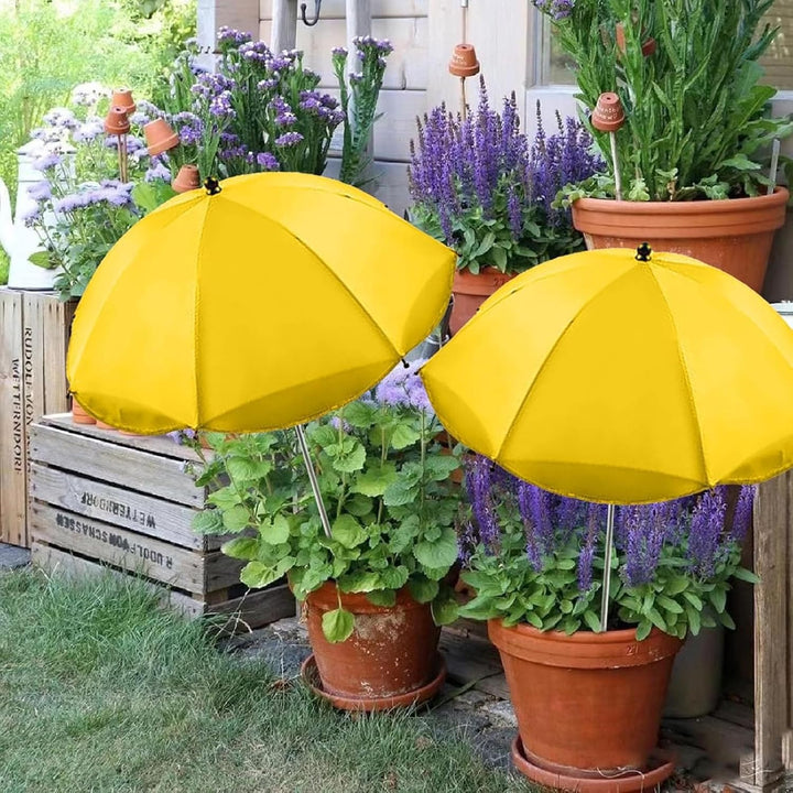 Pflanzenschirm im Freien,2 Stück Pflanzenschirme für Outdoor-Pflanzen,Gartenschirm Sonnenschutz,Gart