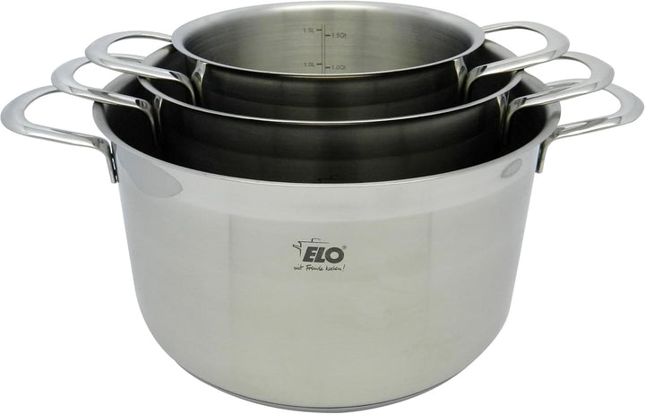 ELO 42515 Topfset, Edelstahl, 5 TLG ,