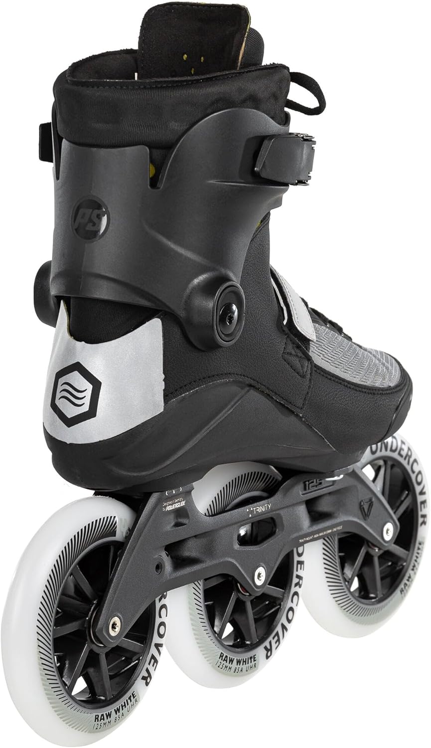 Powerslide Inline Skate Swell Nite 125-3D Adapt, für Fitness und Marathon, für Damen und Herren 39,