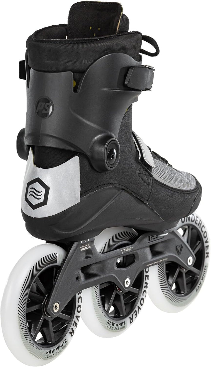 Powerslide Inline Skate Swell Nite 125-3D Adapt, für Fitness und Marathon, für Damen und Herren 39,