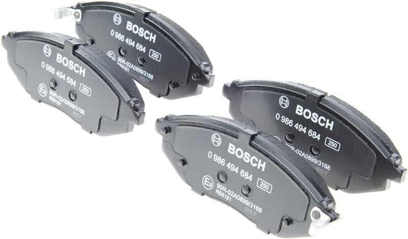 Bosch BP1679 Bremsbeläge - Vorderachse - ECE-R90 Zertifizierung - vier Bremsbeläge pro Set