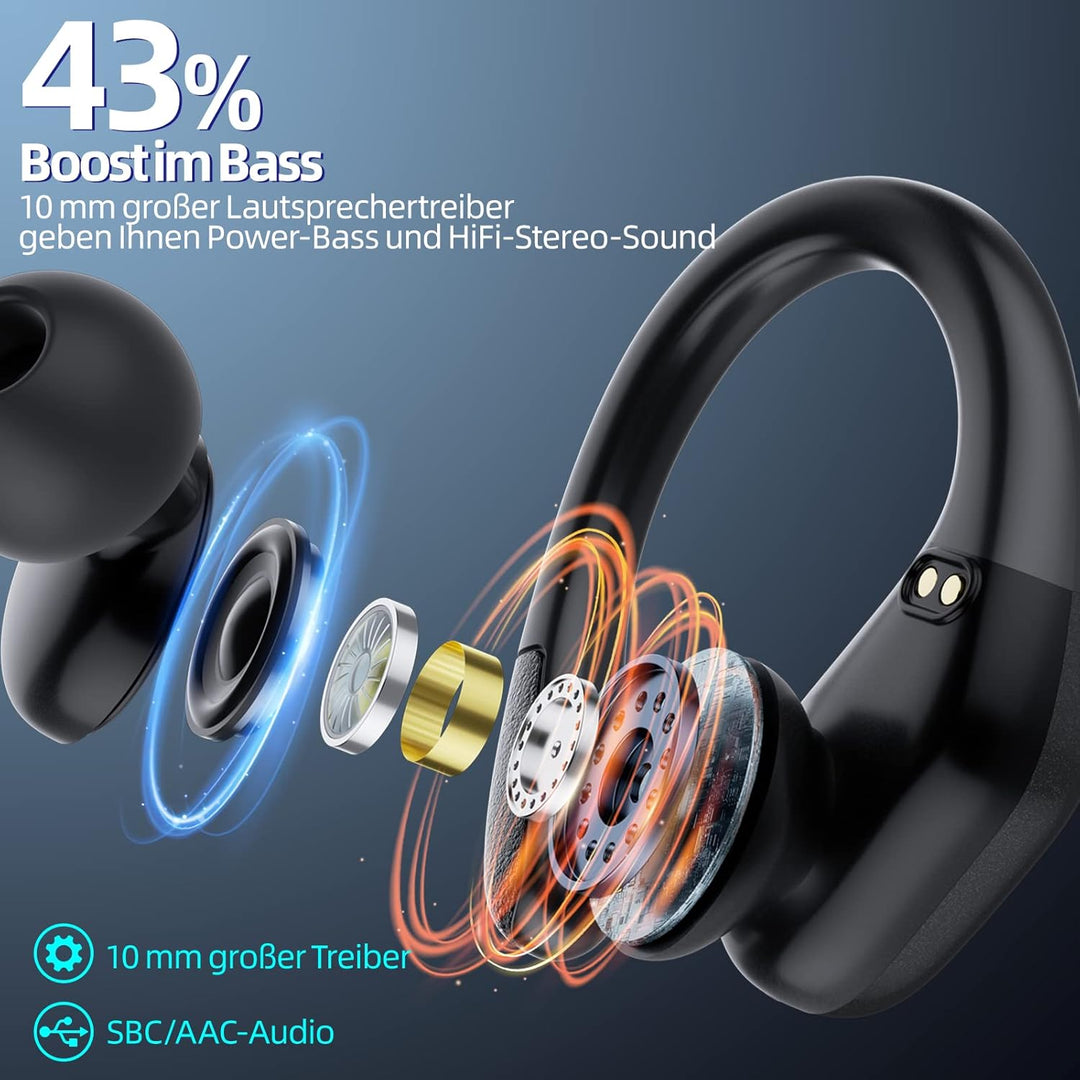 Ulfsaar Bluetooth Kopfhörer, Ear Kopfhörer Kabellos Bluetooth 5.3 mit HD Mikrofon, Wireless Kopfhöre