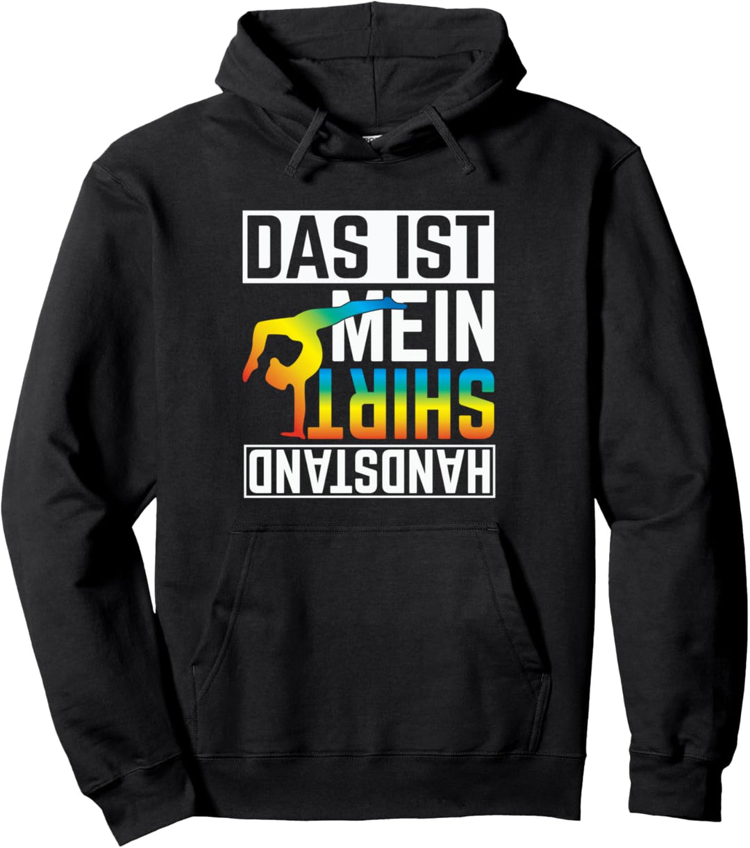 Turnerin, Turnen, Turnverein, Yoga, Calisthenics Handstand Pullover Hoodie