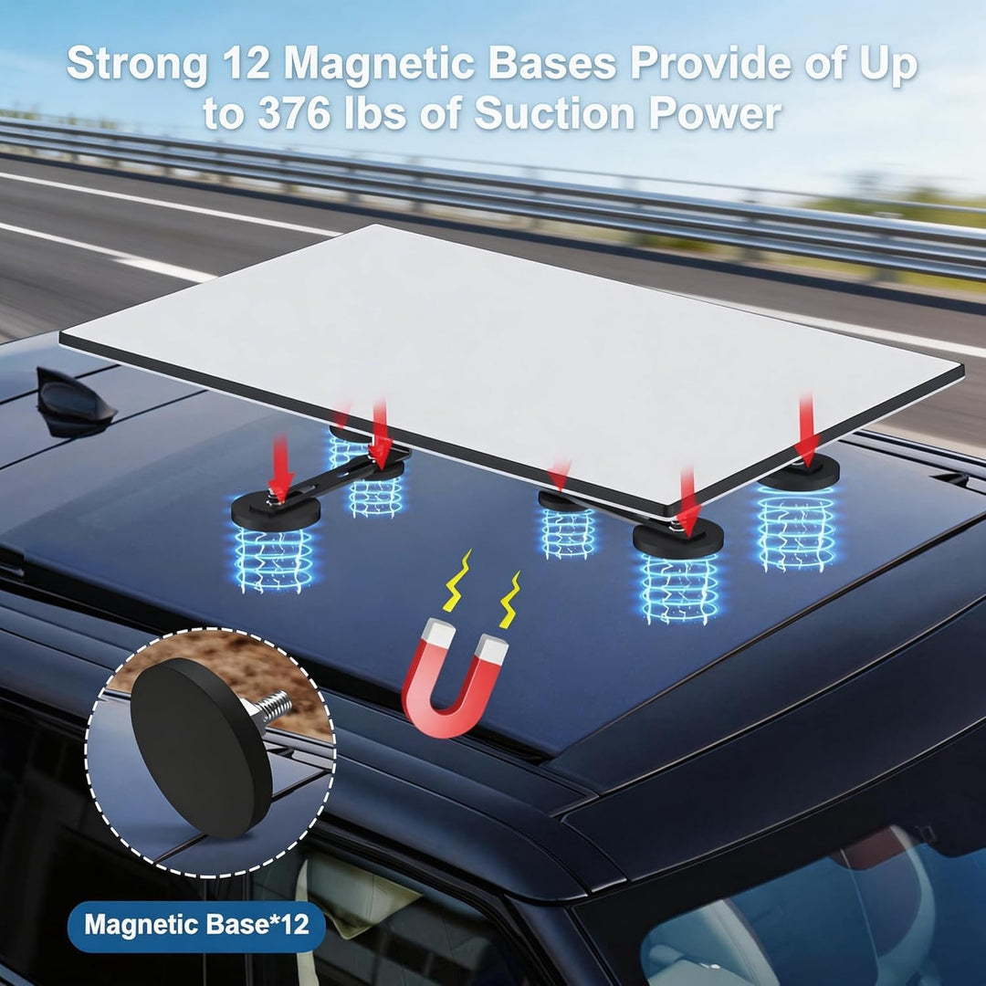 Star link Gen 3 Magnetic Roof Mount,12 Magnetische Basen,geeignet für die Installation eines Starlin