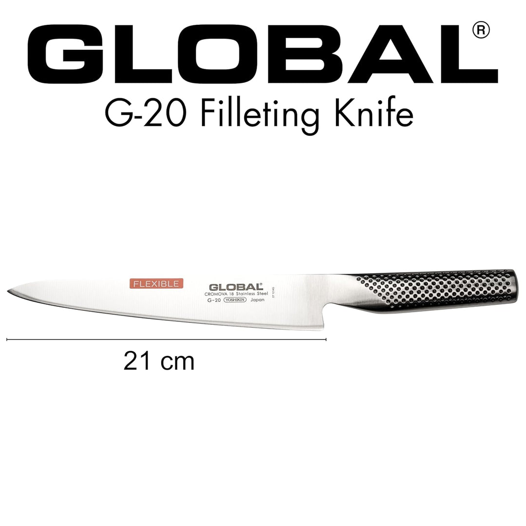 Global G-20 Flexibles Filetiermesser 21cm