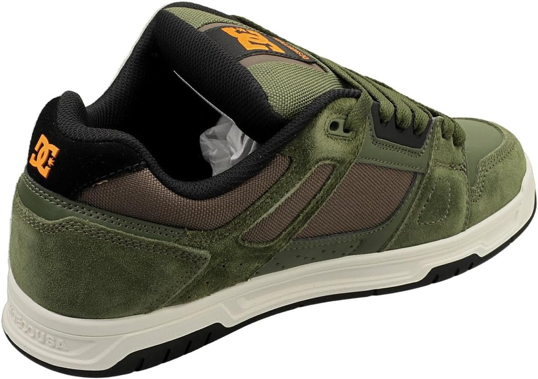 DC Shoes Court Graffik Se, Damen Sneaker 40.5 EU 310 Oliven Offwhite, 40.5 EU 310 Oliven Offwhite