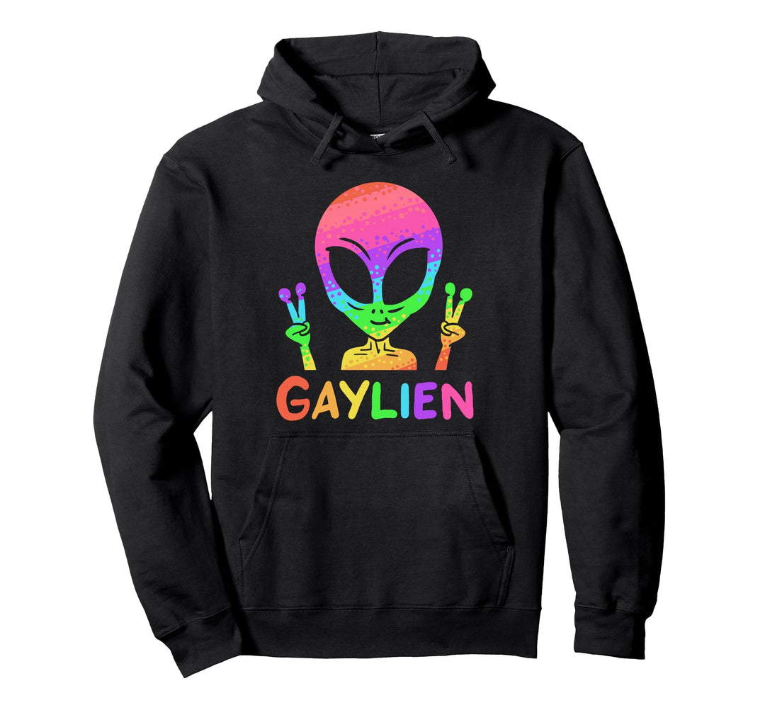 Gay Gaylien Alien LGBTQ Pullover Hoodie