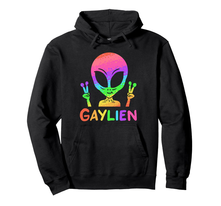 Gay Gaylien Alien LGBTQ Pullover Hoodie
