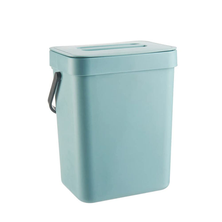 Kleiner Mülleimer mit Deckel, 3L Küchenmülleimer, Kompostbehälter, Mülleimer Küche Unterschrank, Bio
