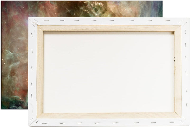 deyoli der Orionnebel Format: 100x70 als Leinwandbild, Motiv fertig gerahmt auf Echtholzrahmen, Hoch
