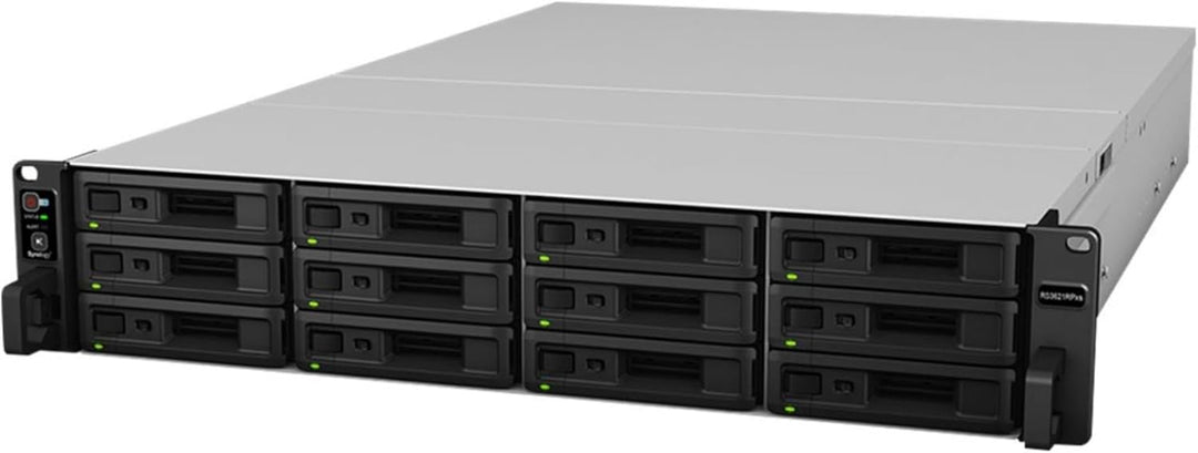SYNOLOGY RS3621RPXS 2U 12BAY 2.2GHz 6C 8GB DDR4 4X 1GBE 2X USB 3.2 RPS, schwarz
