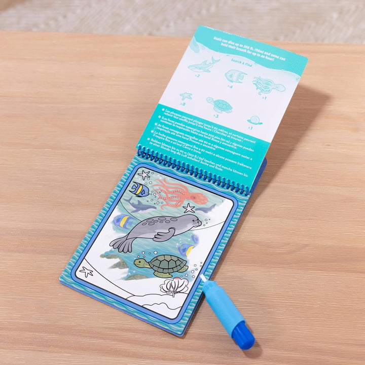 Melissa & Doug Wassereinfärbungsbrett – unter dem Meer | Aktivitätsbrett | Reisen | 3+ | Geschenk fü