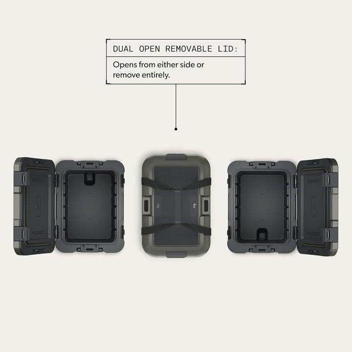 Dometic Recon Kühlbox Mittel - Stapelbare Passive Kühlbox 41L - Leichte und Robuste Thermobox - Wass