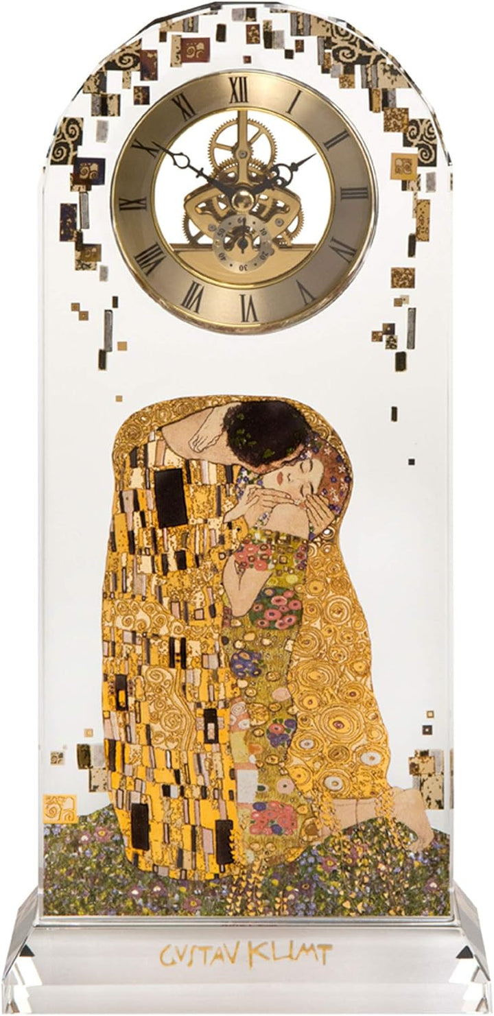 Goebel - Artis Orbis Der Kuss - Tischuhr 15.00 x 6.00 x 32.00 cm, Bunt