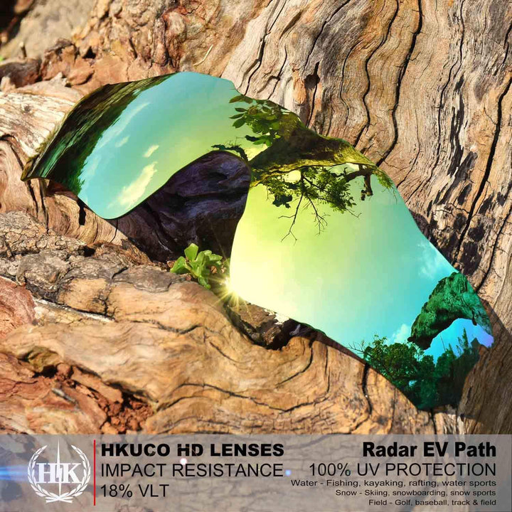 HKUCO Plus Mens Replacement Lenses For Oakley Radar EV Path - 3 pair