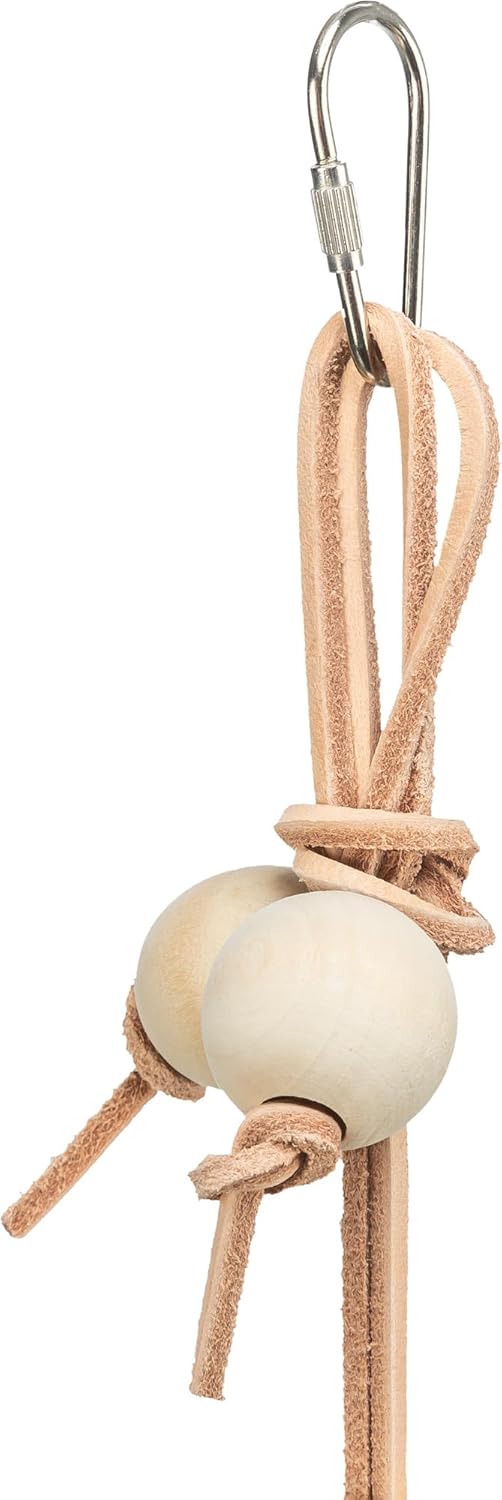 TRIXIE Naturspielzeug für Vögel zum Einhängen - aus Seegras, Holz und Papier - auch zum Befüllen mit