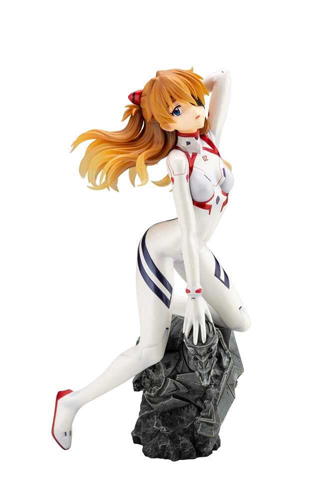 Kotobukiya Evangelion 4 PVC Statue 1/6 Asuka Shikinami Langley White Plugsuit Ver. 23 cm