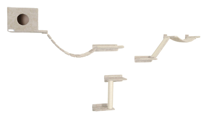 Maxi-Pet 81635 Kletterwand für Katzen Mount Everest, 9-teilig,