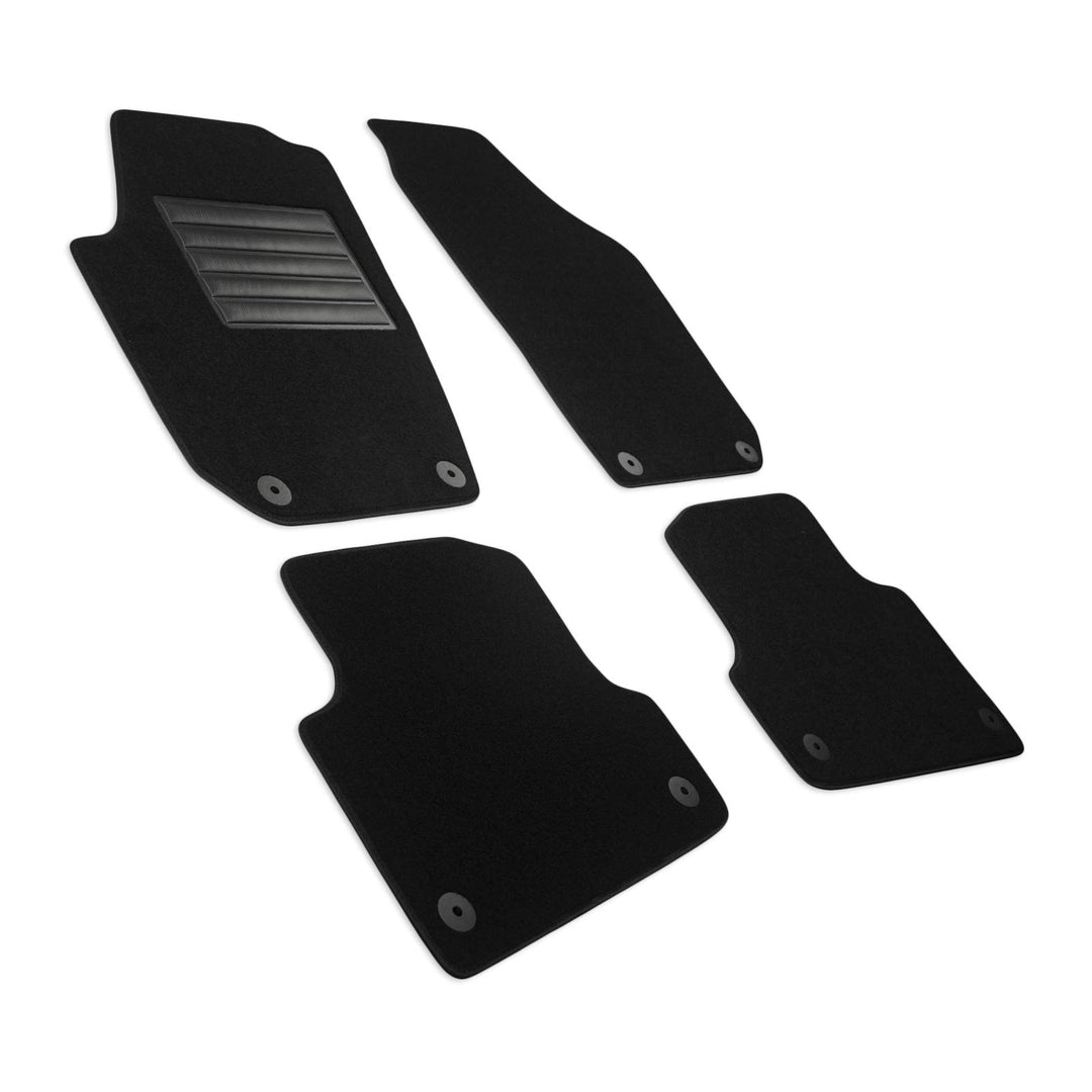 MDM SP-3232 Fussmatten Velours Autoteppich passend für Skoda Fabia II (5J) 03.2007>2013