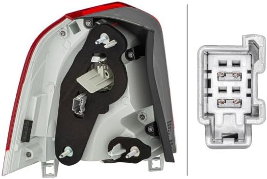 HELLA 2VA 011 527-041 Heckleuchte - LED - äusserer Teil - rechts - für u.a. Volvo V70 III (135) Rech