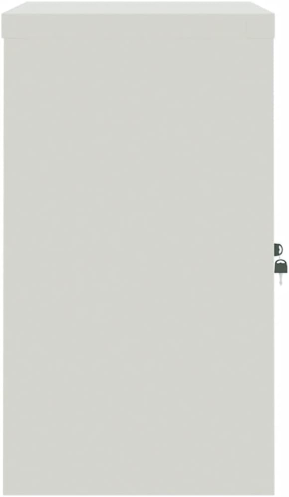 Cozynest Aktenschrank, Büroschrank mit Einlegeboden, Abschliessbar Metallschrank Schrank mit Türen,