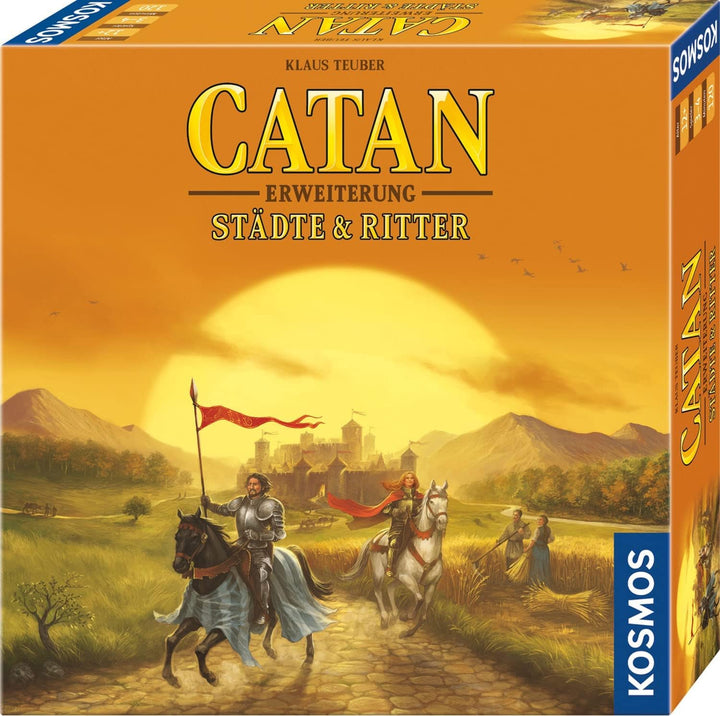 KOSMOS Catan - Städte &amp; Ritter, Erweiterung zu Catan - Das Spiel | Brettspiel für 3-4 Personen ab 12