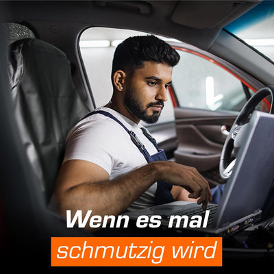 Upgrade4cars Autositzbezug Universal | wasserdichte Autositzauflage für Arbeit, Sport, Werkstatt Aut