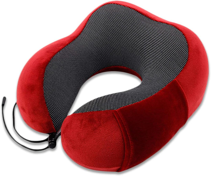 FANDARE Nackenkissen Reisekissen aus Memory-Schaum Neck Pillow Damen Herren Jugendliche Nackenhörnch