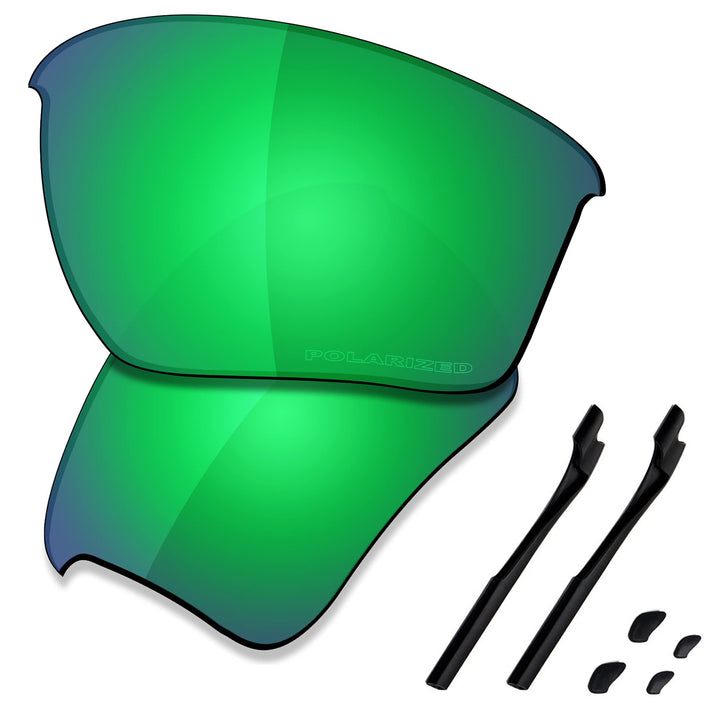 Saucer Premium-Ersatzgläser und Gummi-Kits für Oakley Half Jacket 2.0 XL High Definition - Jade Gree
