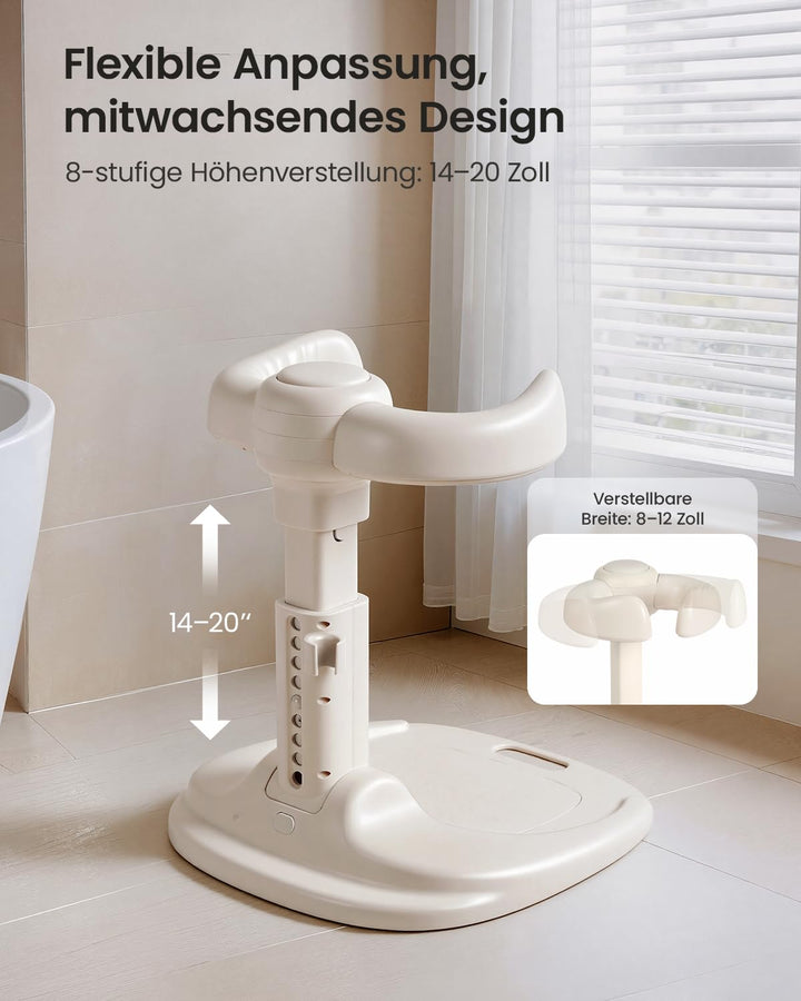 Grownsy Baby Dusche Ständer & Badewannenhilfe ab 6 Monaten, Faltbare Duschhilfe mit Verstellbarer St