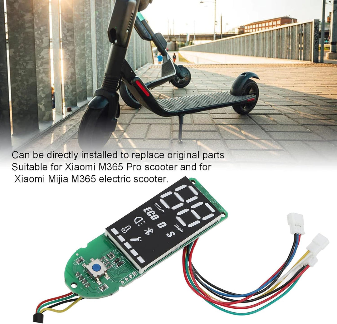 BuyWeek Elektroroller Dashboard mit Abdeckung für Xiaomi MIJIA M365/M365 Pro, E-Roller Armaturenbret