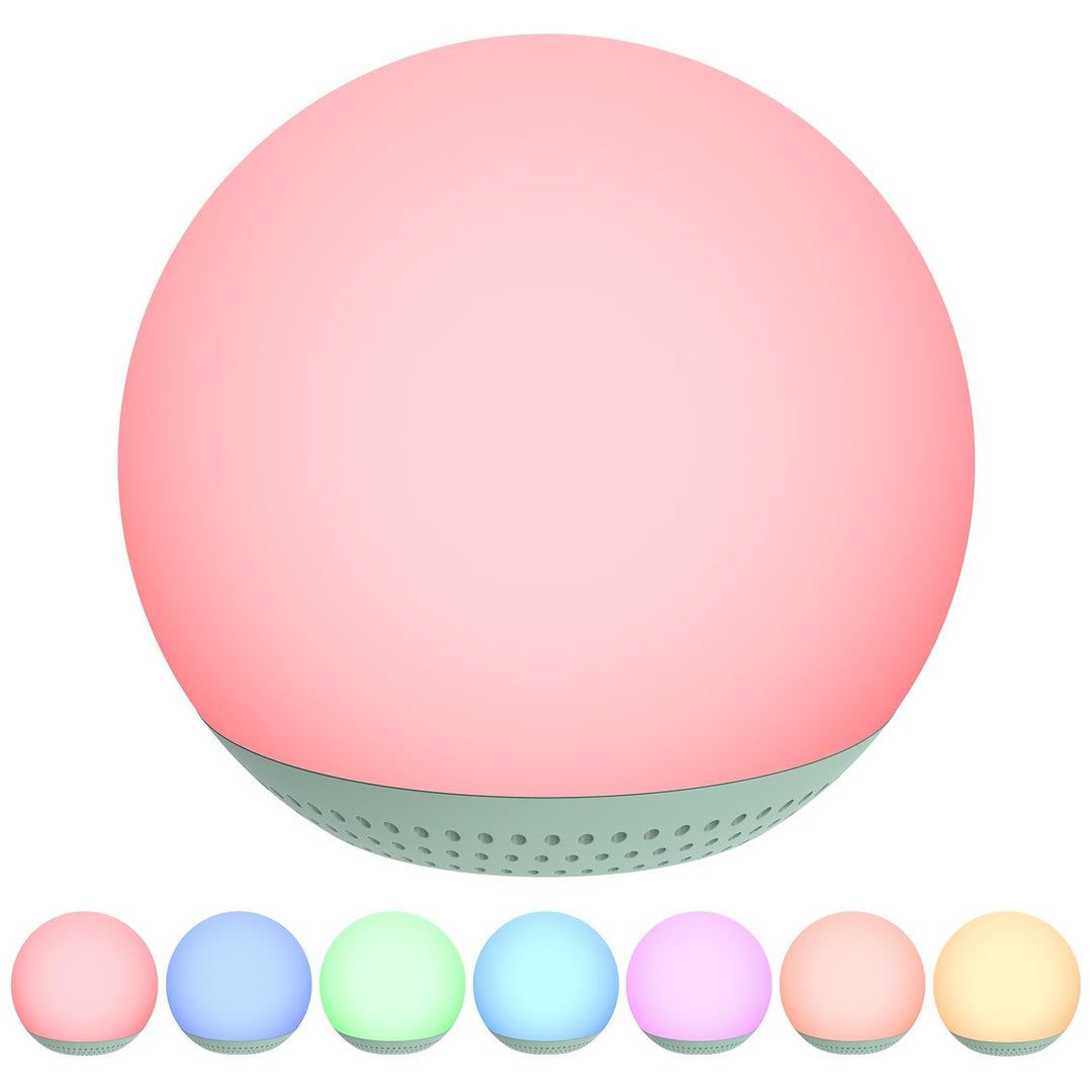 HOMGEN 2 in 1 White Noise Machine Silikon Weisses Rauschen Maschine für Babys Wiederaufladbare Schla