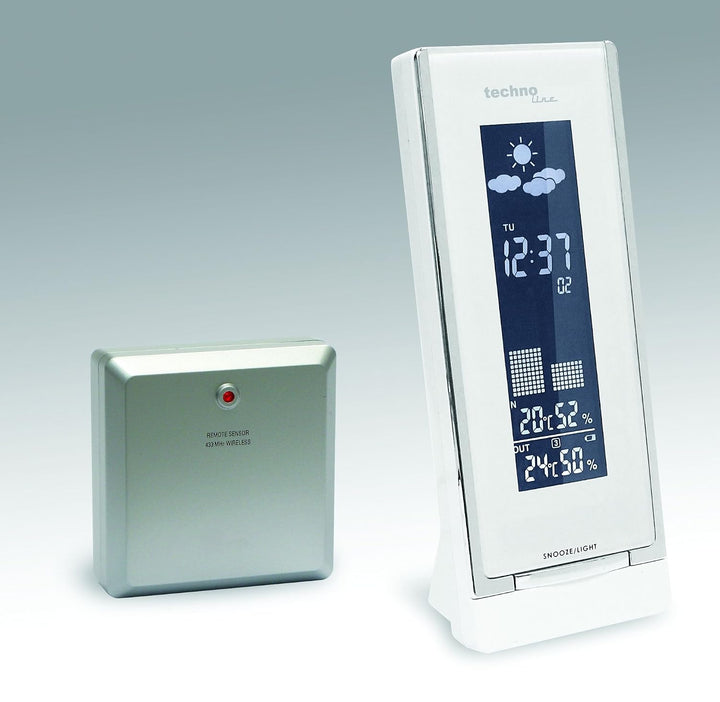 Wetterstation WS 6610 mit Vorhersage von Wettersituation, Anzeige von Temperaturen und Luftfeuchte w