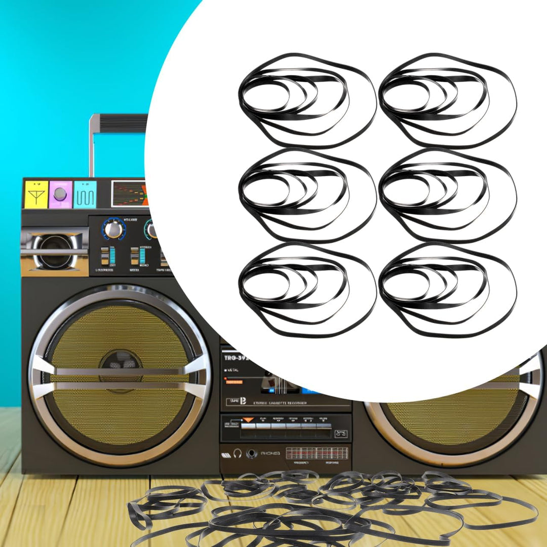 DOITOOL 50 Stück Gürtel für Tonbandgeräte Antriebsriemen Reparaturset für Kassetten Bausatz Audio Ka