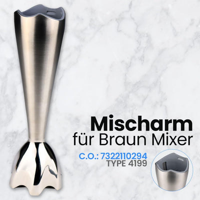 Braun Ersatz-Stabmixer für Braun 4199 C.O:7322110294 für Multiquick 7