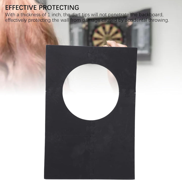 Alomejor Dartscheiben-Rückwand, Eva-Wandschutz, 2,5 cm Dick, für Zuhause, Bar, Spielzimmer, Club mit